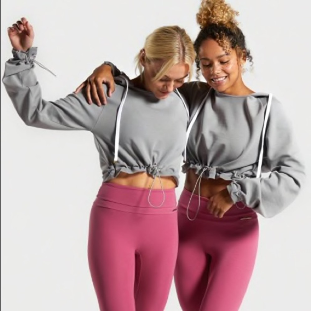 WHITNEY SIMMONS GREY HOODIE SIZE SMALL